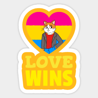 Love wins Sticker